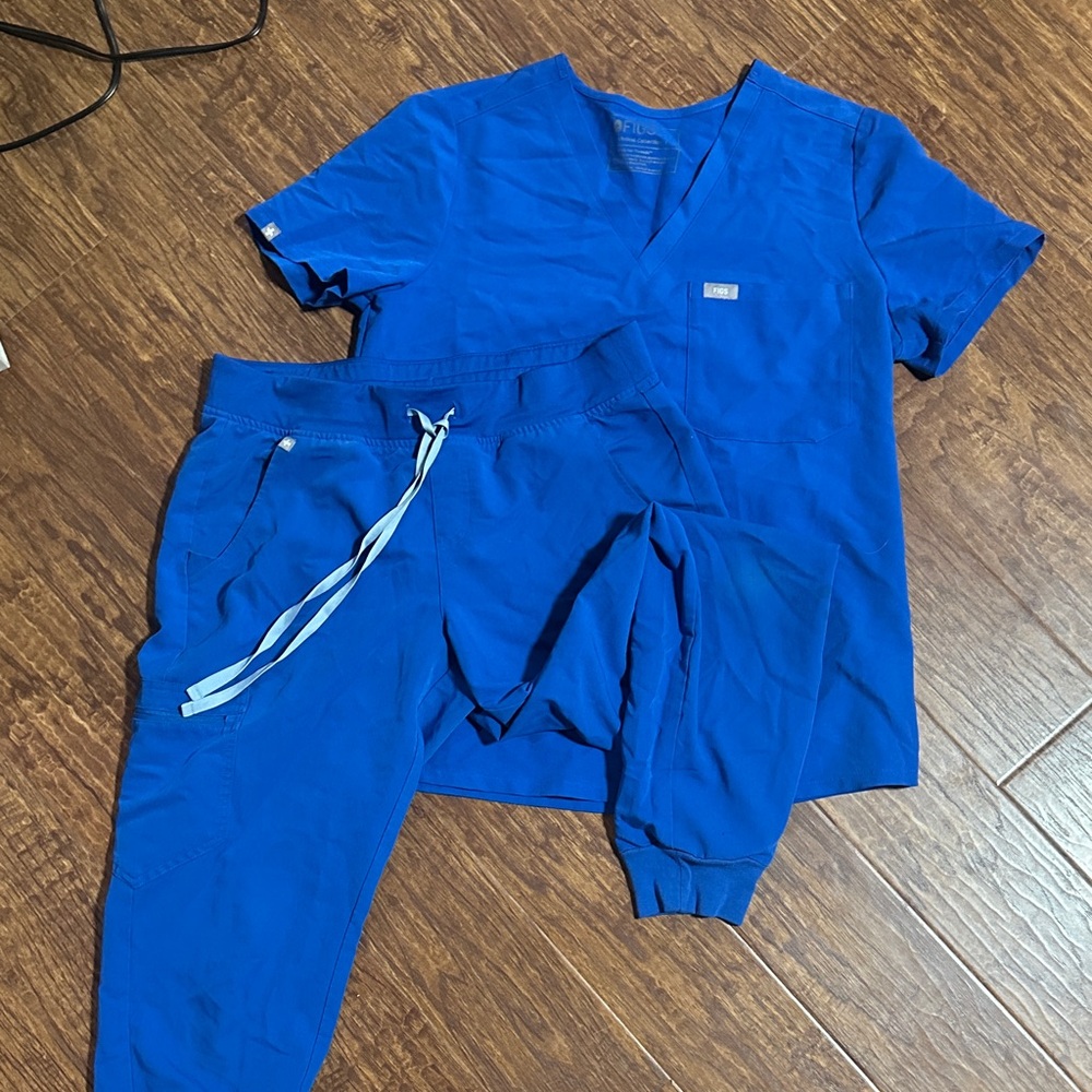 Blue figs scrub Set